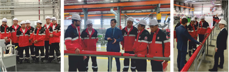 Cпециалисты АО «Узбекнефтегаз»